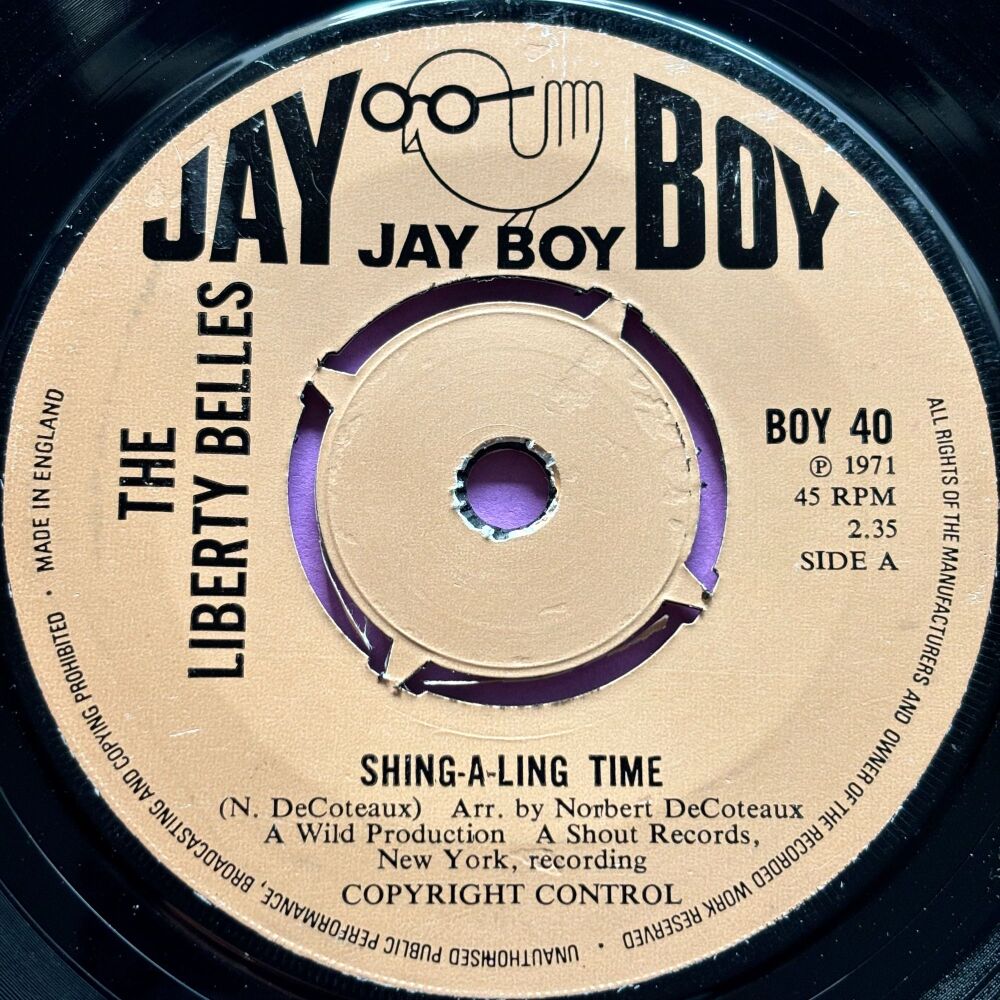 Liberty Belles-Shing-a-ling time-UK Jayboy E+