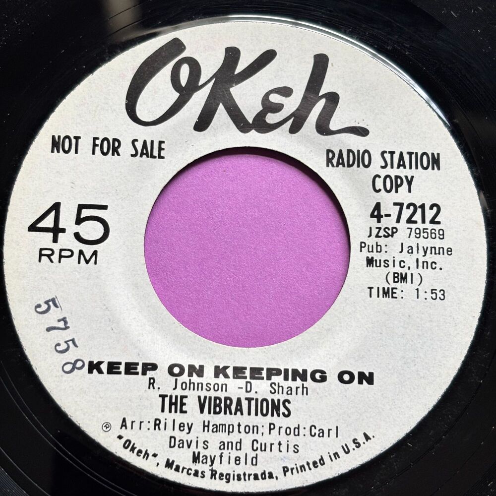 Vibrations-Keep on keeping on-Okeh WD E+