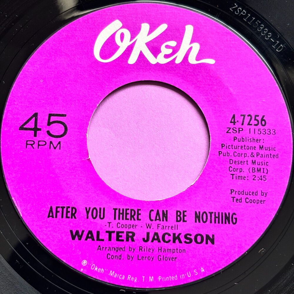 Walter Jackson-After you there can be nothing-Okeh E+
