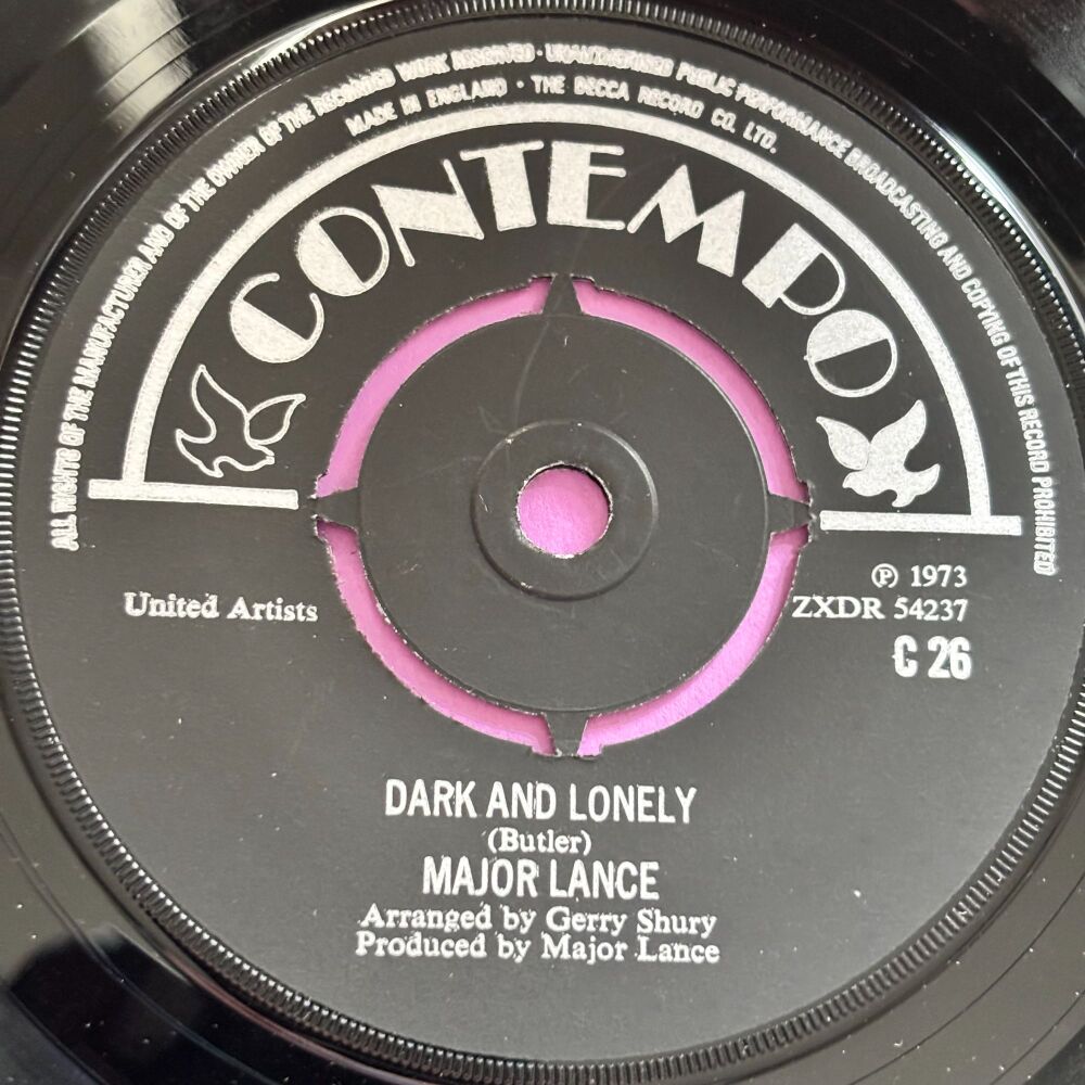 Major Lance-Dark and lonely-UK Contempo E+