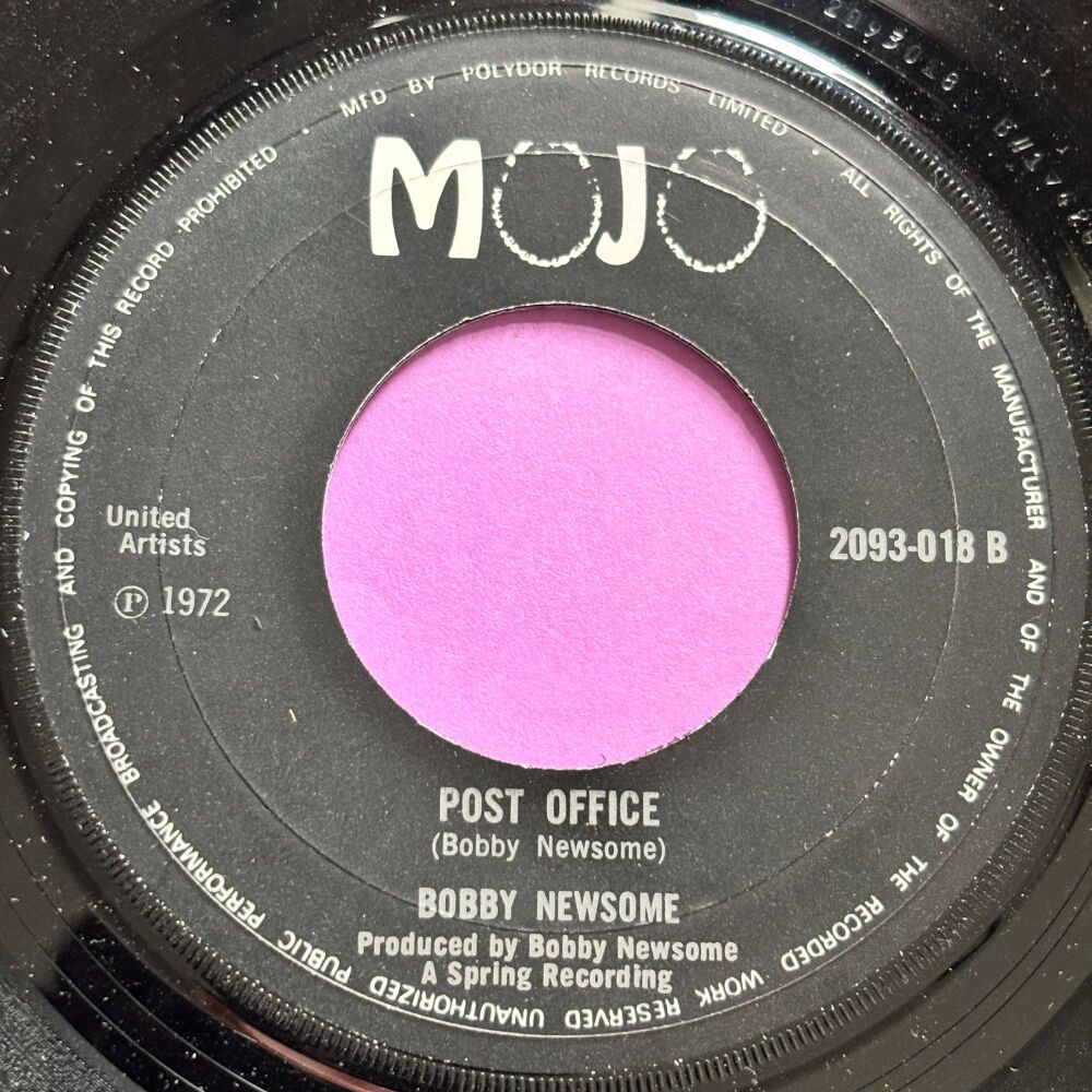 Bobby Newsome-Post office-UK Mojo E+