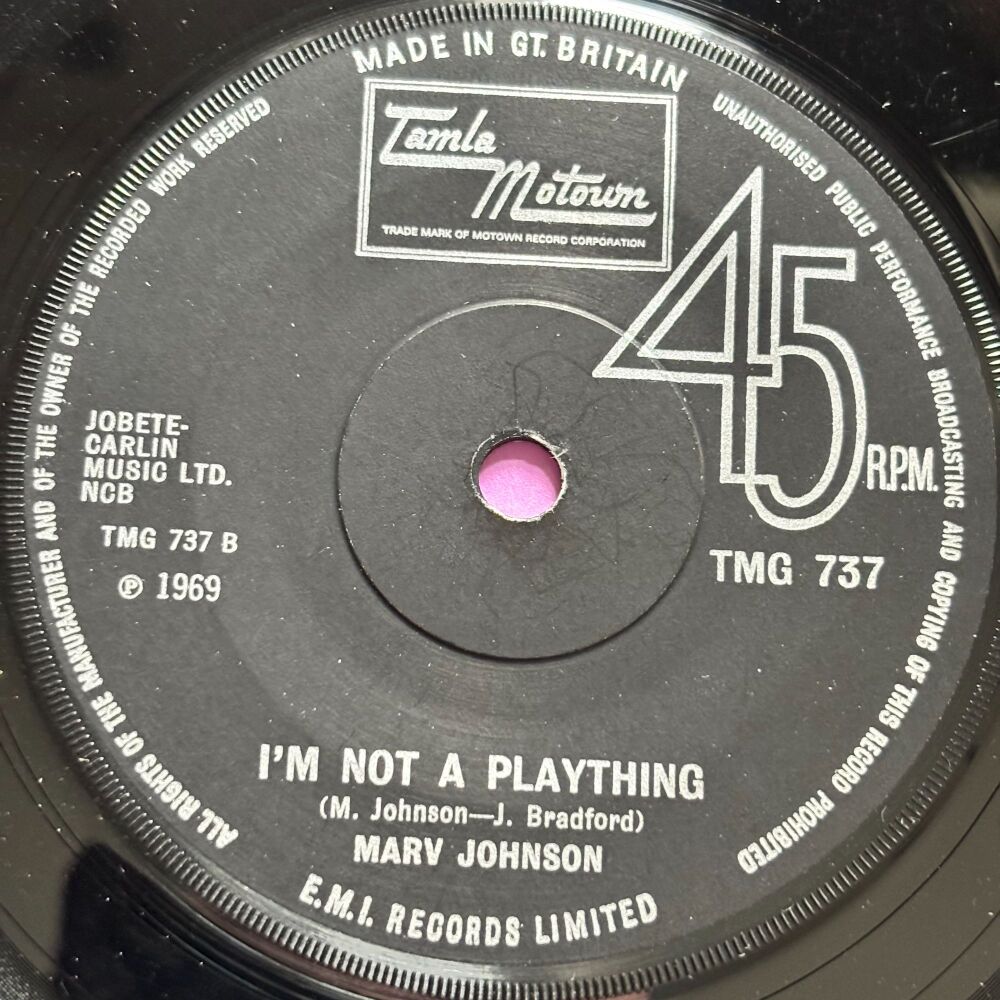 Marv Johnson-I'm not a plaything-TMG 737 E+