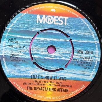 Devastating affair-That's how it was-UK Mowest E+