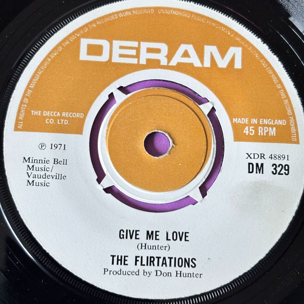 Flirtations-Give me love-UK Deram E+