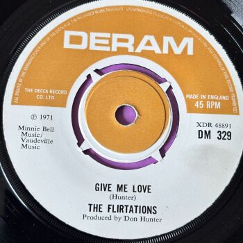 Flirtations-Give me love-UK Deram E+
