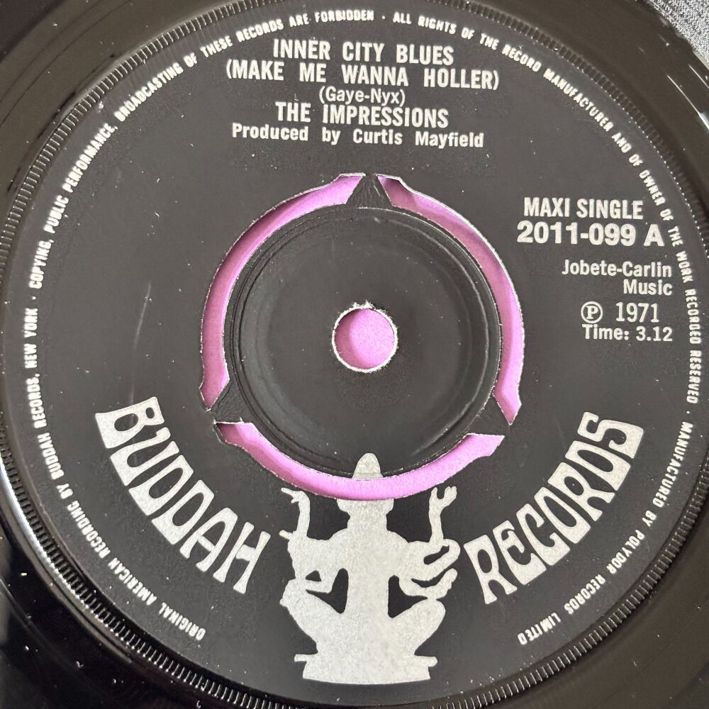 Impressions-Inner city blues/Amen-UK Buddah E+