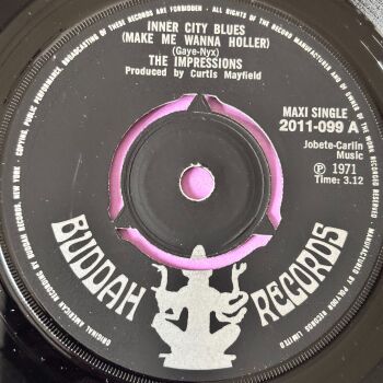 Impressions-Inner city blues/Amen-UK Buddah E+