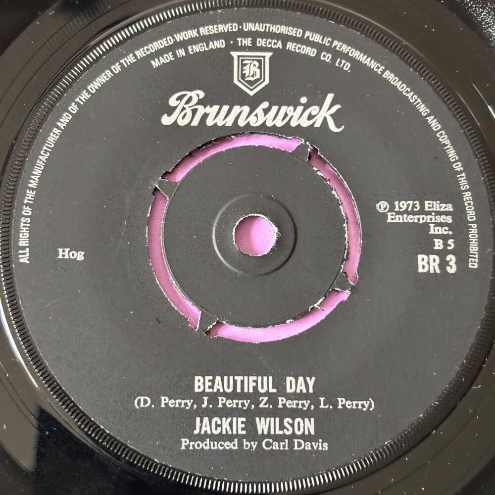 Jackie Wilson-Beautiful day-UK Brunswick E+
