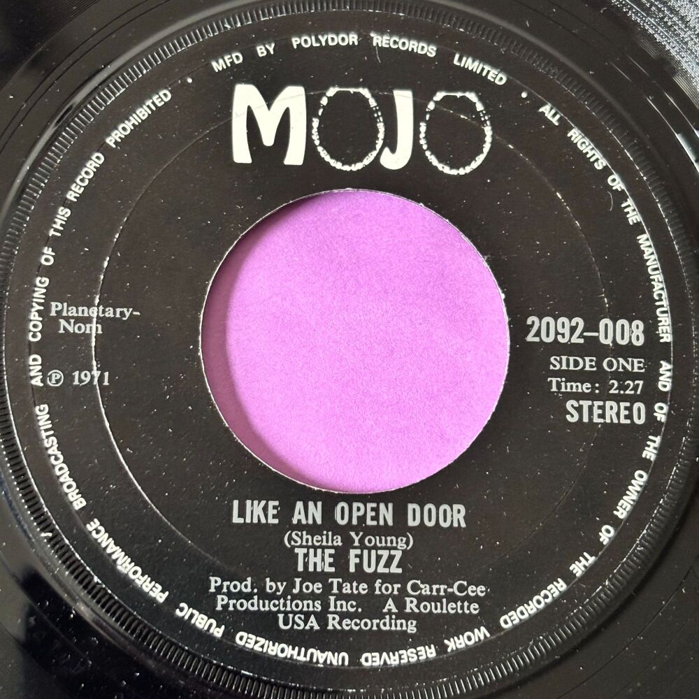 Fuzz-Like an open door-UK Fuzz E+