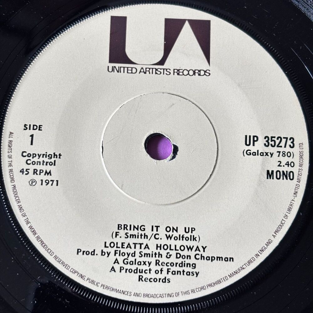 Loleatta Holloway-Bring it on up-UK UA E+