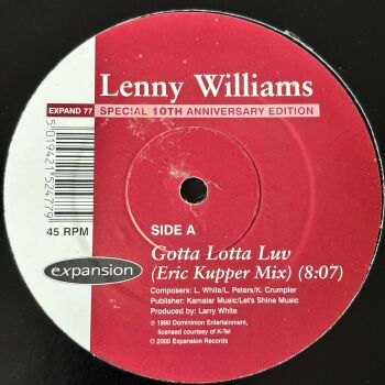 Lenny Williams-Gotta lotta luv-Expansion 12" E+