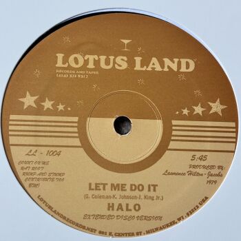 Halo-Let me do it-Lotus Land 12" E+
