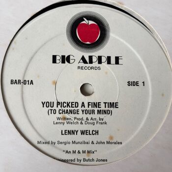 Lenny Welch-You picked a fine time-Big Apple 12" E+