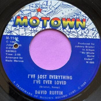 David Ruffin-I've lost everything I've ever loved-Motown E+