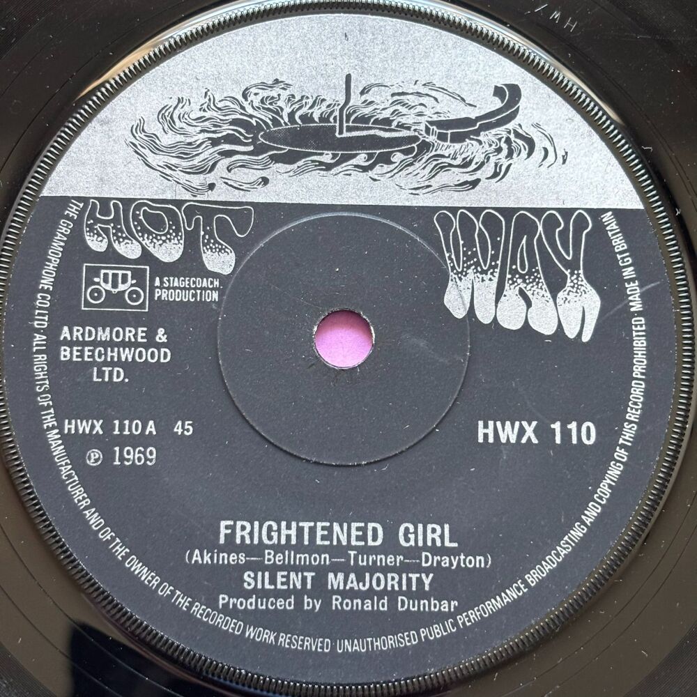 Silent Majority-Frightened girl-UK Hot Wax E+