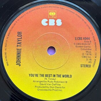 Johnnie Taylor-You're the best in the world-UK CBS E+