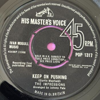Impressions-Keep on pushing-UK HMV E+