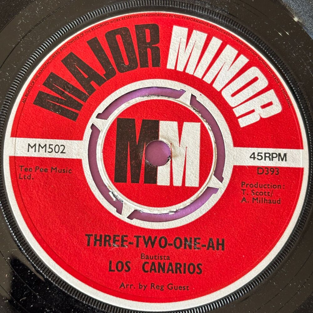 Los Canarios-Three-Two-One-Ah/ What can I do for you-UK Major Minor E+