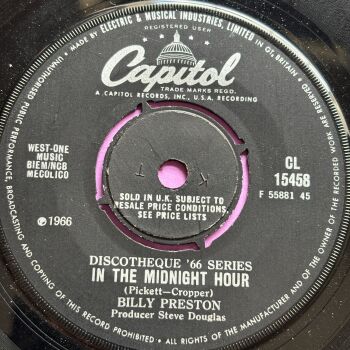 Billy Preston-In the midnight hour-UK Capitol E+