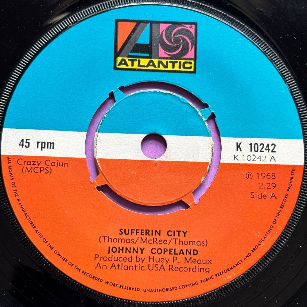 Johnny Copeland-Sufferin' City-UK Atlantic E+