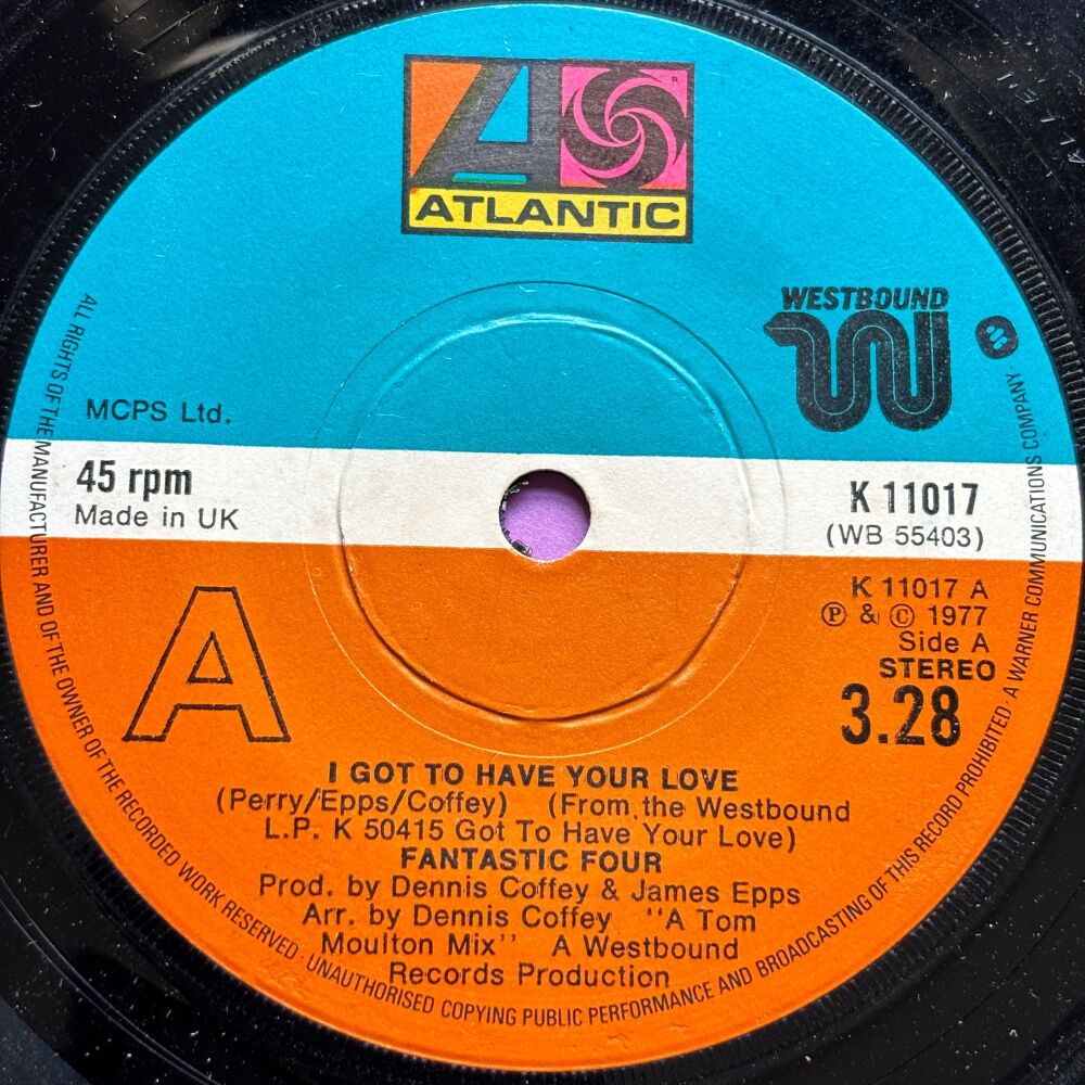 Fantastic Four-I got to have your love-UK Atlantic M-