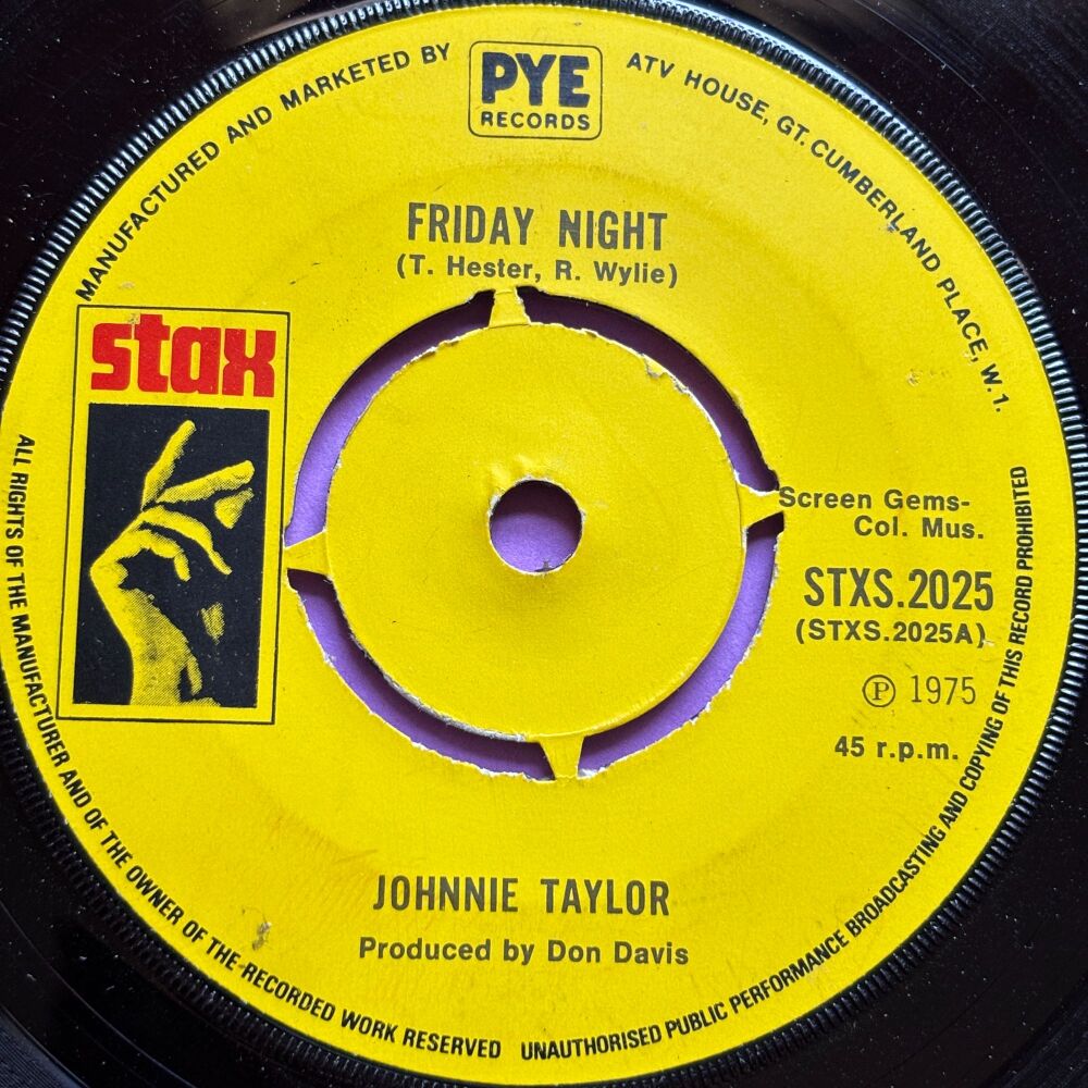 Johnnie Taylor-Friday night-UK Stax E+