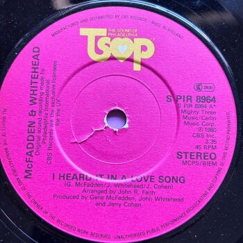 McFadden & Whitehead-I heard it in a love song-UK TSOP E+
