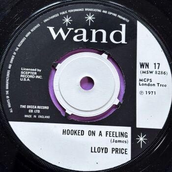 Lloyd Price-Hooked on a feeling-UK Wand M-