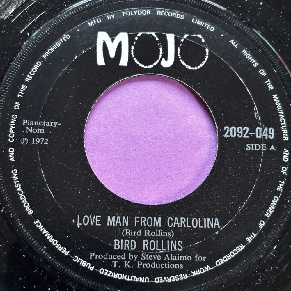 Bird Rollins-Love man from Carolina-UK Mojo E+