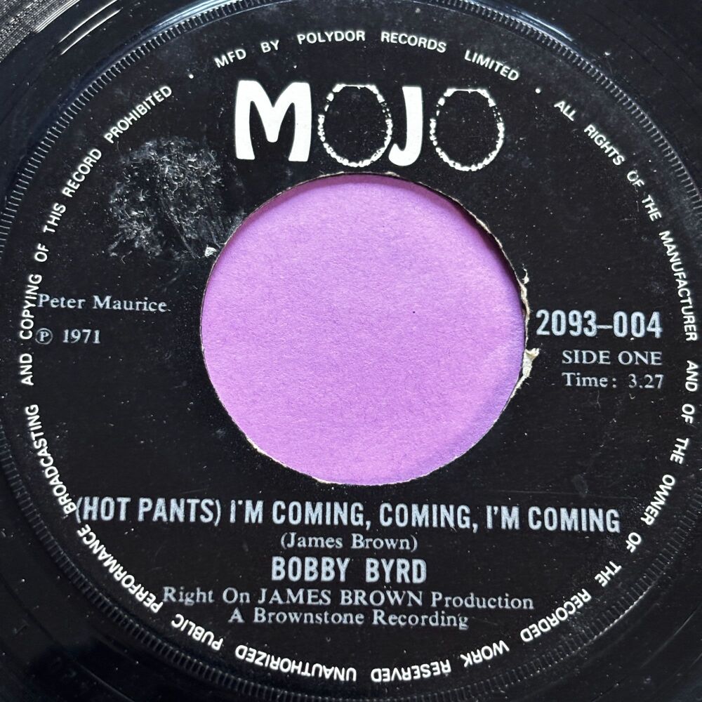 Bobby Byrd-Hot pants I'm coming coming-UK Mojo E