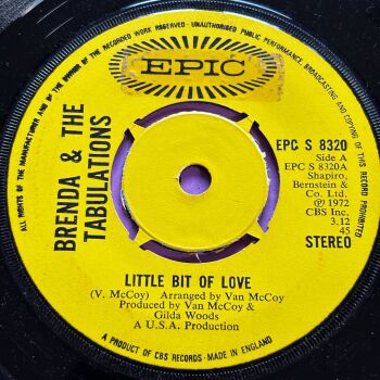 Brenda & The Tabulations-Little bit of love-Epic stkr E+