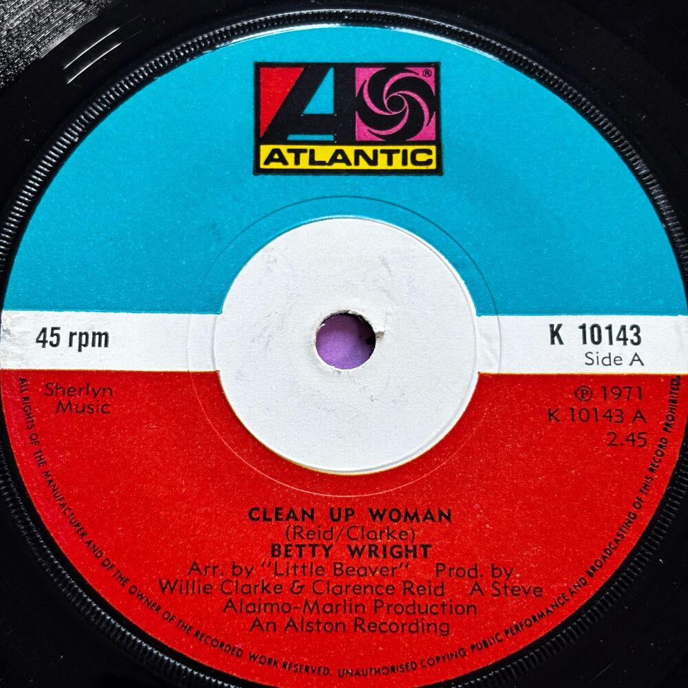 Betty Wright-Clean up woman-UK Atlantic E+