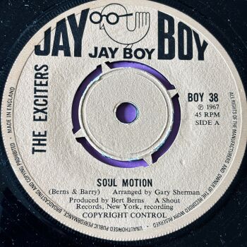 Exciters-Soul motion/You know it ain't right-UK Jayboy E+