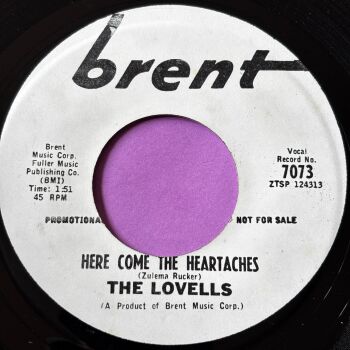 Lovells-Here come the heartaches-Brent R E+