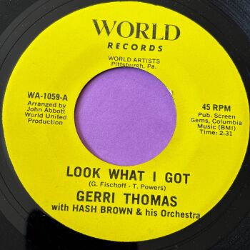 Gerri Thomas-Look what I got-World R E+