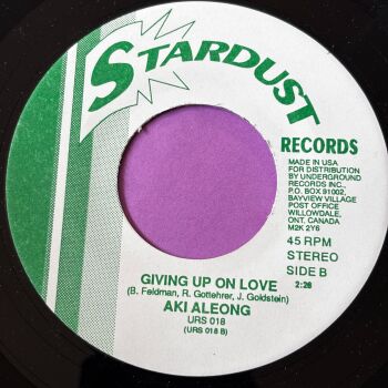 Aki Aleong-Giving up on love-Stardust R E+