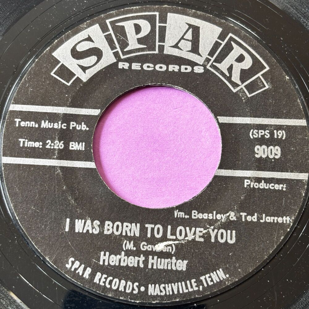 Herbert Hunter-I was born to love you-Spar R vg+