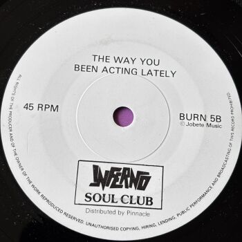 Tina Lewis-The way you been acting lately/ Back street-Inferno M-