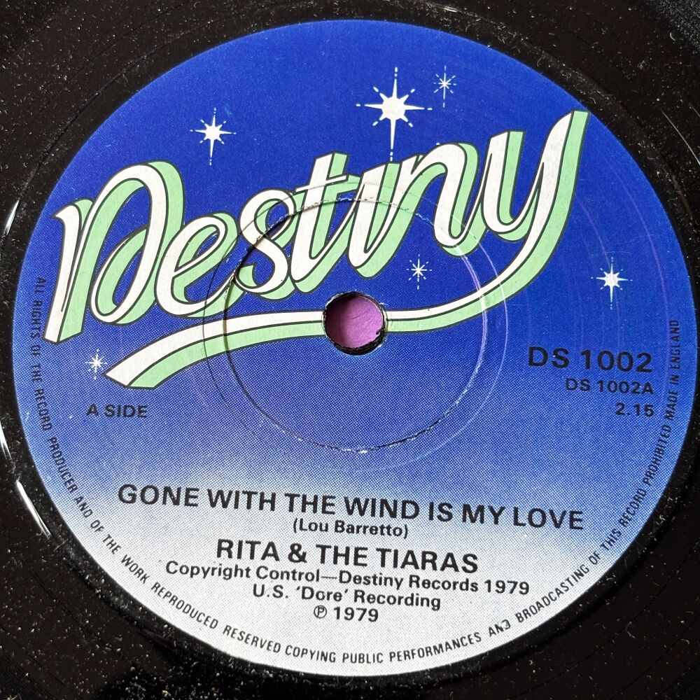 Rita & The Tiaras-Gone with the wind is my love-Destiny M-