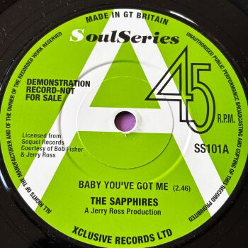 Sapphires-Baby you've got me-Soul Series E+