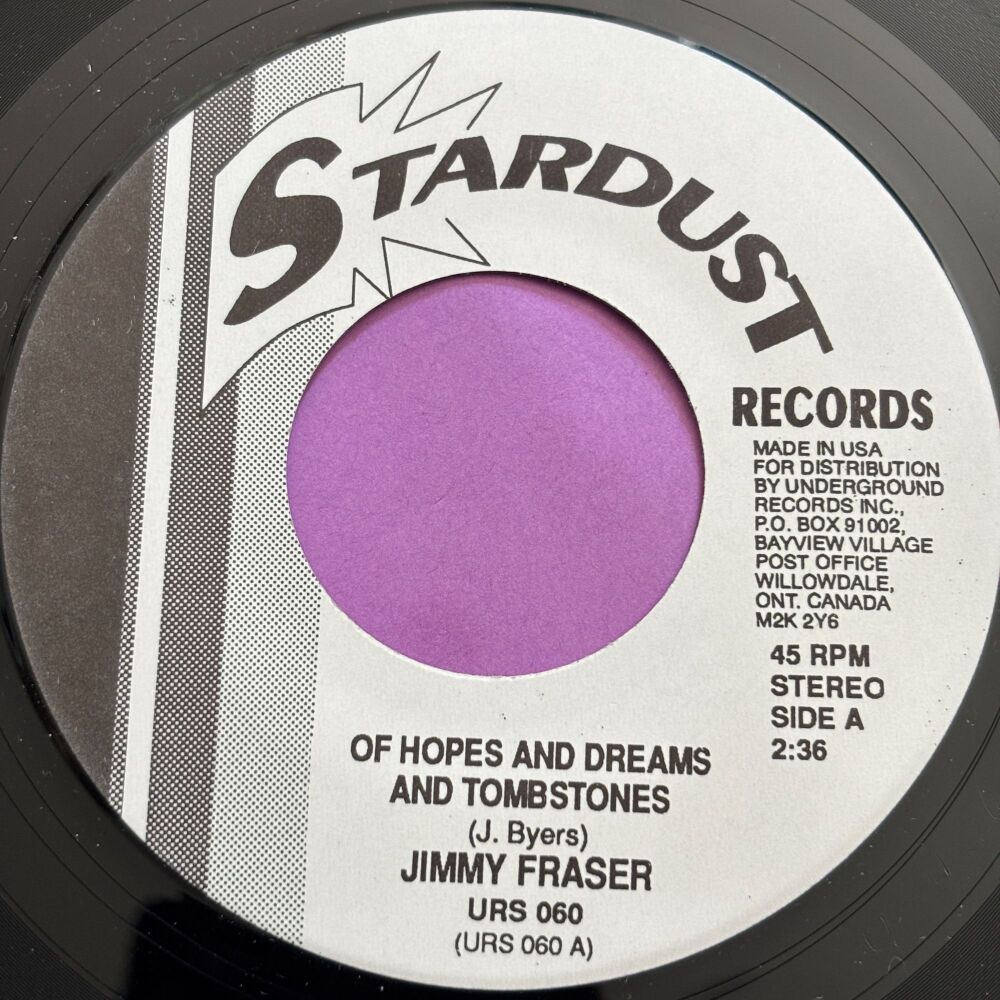 Jimmy Fraser-Of hopes and dreams an tombstones-Stardust R E+
