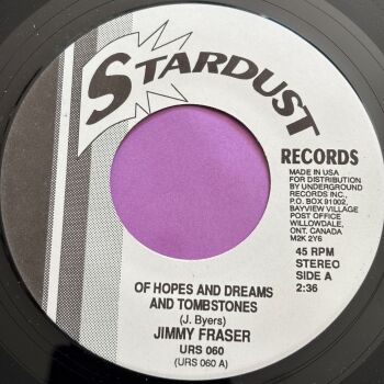 Jimmy Fraser-Of hopes and dreams an tombstones-Stardust R E+