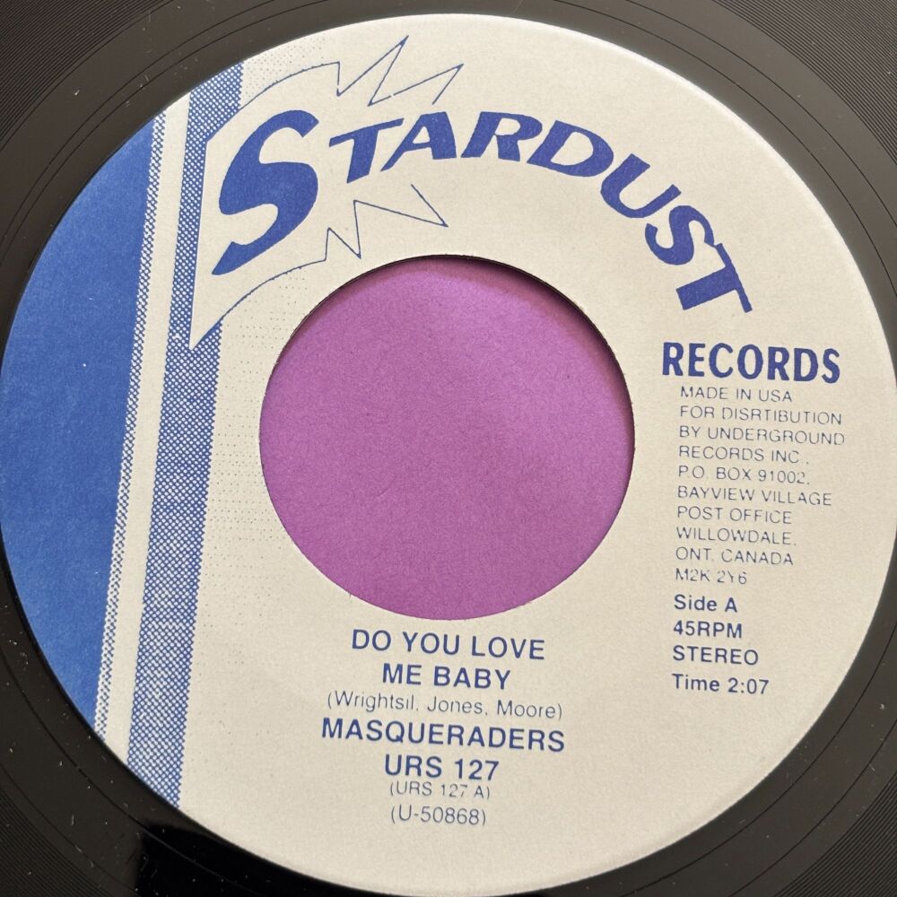 Masqueraders-Do you love me baby-Stardust R E+