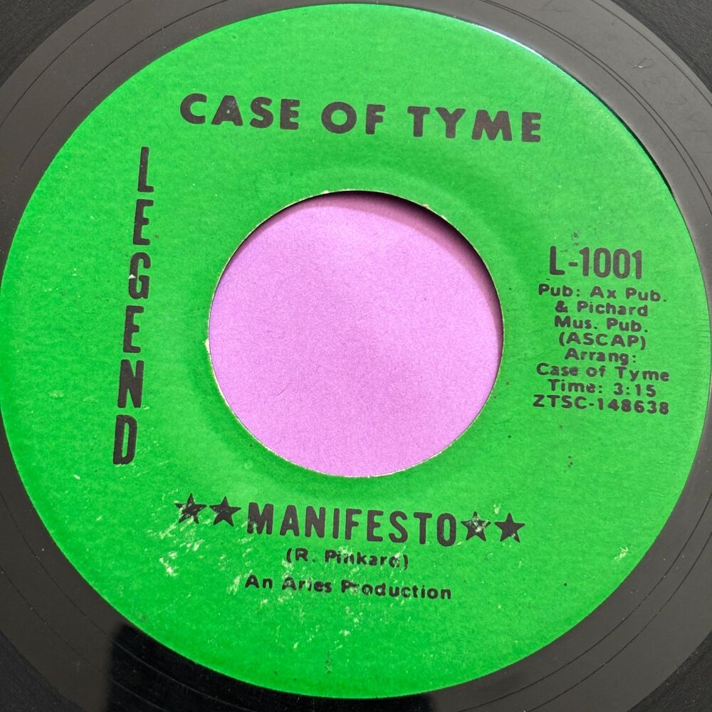 Case of Time-Manifesto R vg+