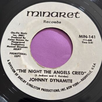 Johnny Dynamite-The night the angels cried-Minaret R E+