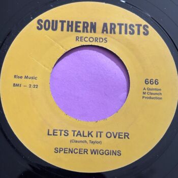 Spencer Wiggins-Let's talk it over-Southern Artists R M-