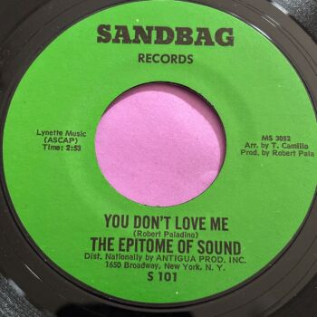 Epitome of Sound-You don't love me-Sandbag E+