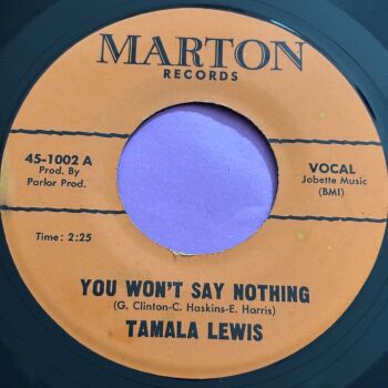 Tamala Lewis-You won't say nothing-Marton R E+