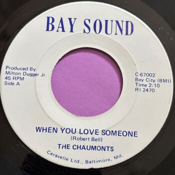 Chaumonts-When you love someone-Bay Sound R E+