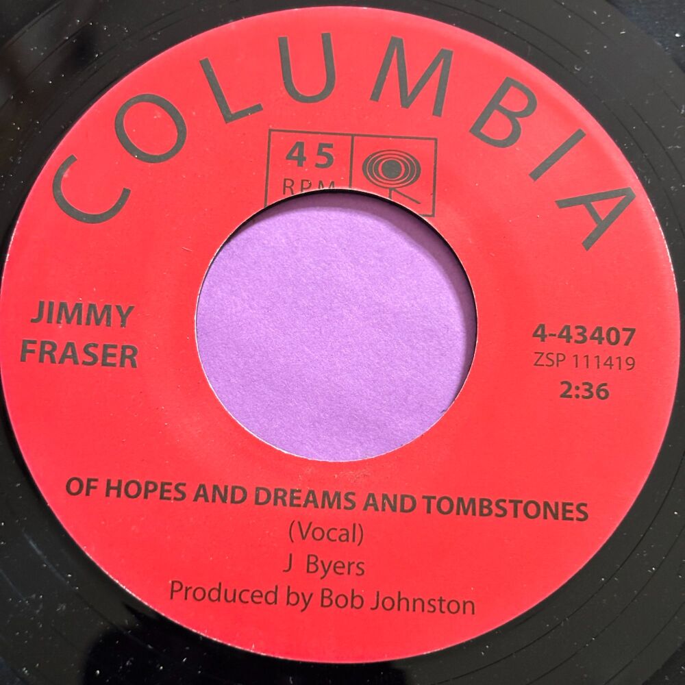 Jimmy Fraser-Of hopes and dreams and tombstones-Columbia R E+